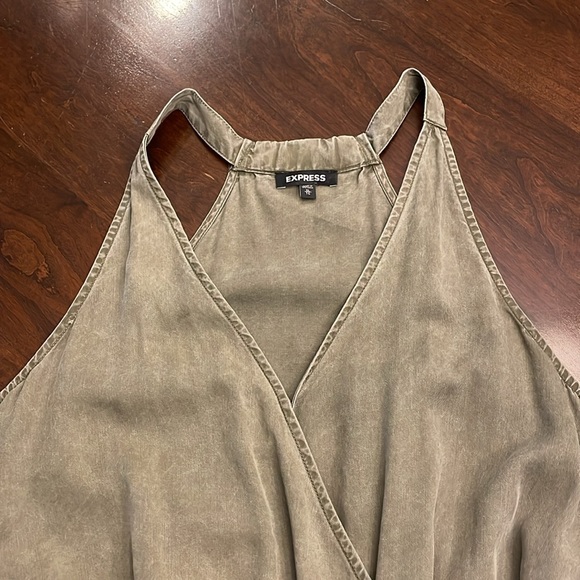 Brushed Twill Romper by Express - Picture 2 of 16
